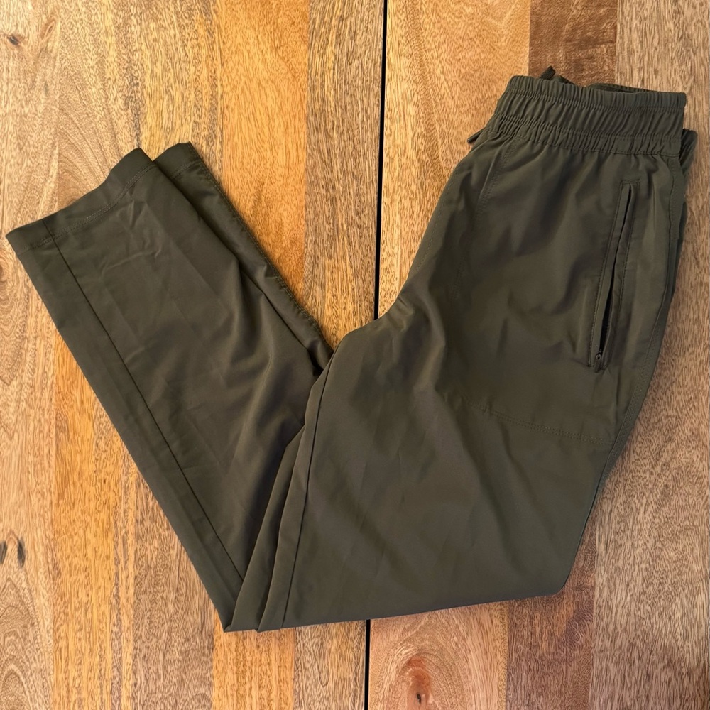 The North Face Green Joggers with Elastic Waistband